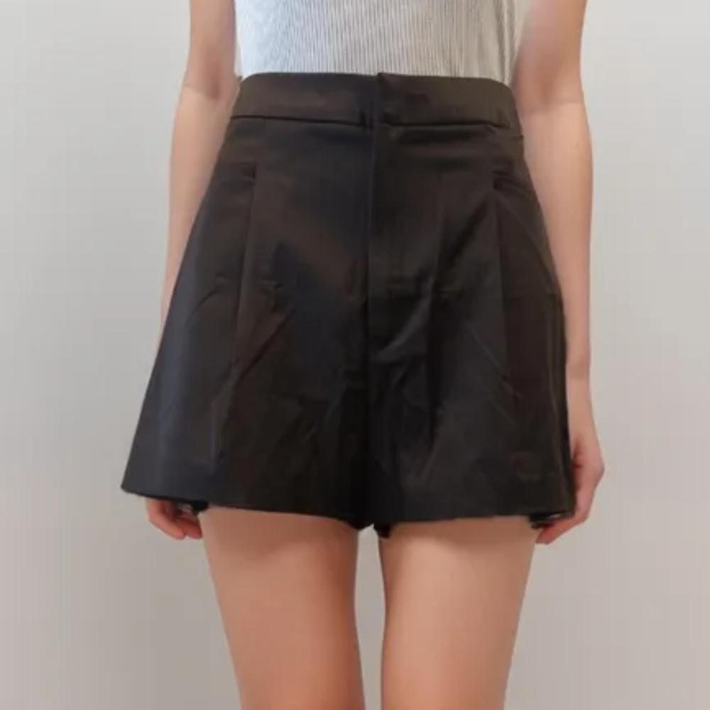 Zara Black Short High -Rise Sz Medium